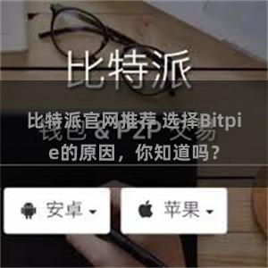 比特派官网推荐 选择Bitpie的原因，你知道吗？