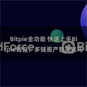 Bitpie全功能 快速上手Bitpie钱包，多链资产管理技巧