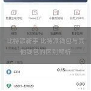 比特派新手 比特派钱包与其他钱包的区别解析