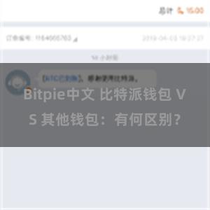 Bitpie中文 比特派钱包 VS 其他钱包：有何区别？