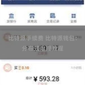 比特派手续费 比特派钱包：分布式治理教程
