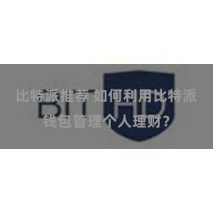比特派推荐 如何利用比特派钱包管理个人理财？