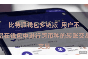 比特派钱包多链版  用户不错在钱包中进行跨币种的转账交易
